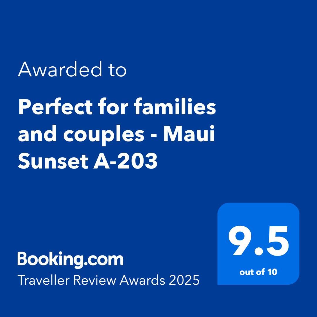 Apartament Perfect For Families And Couples - Maui Sunset A-203 Kihei Zewnętrze zdjęcie
